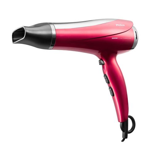Secador de Cabelos Philco PSC2300 com Motor DC Vermelho 2200W - Bivolt
