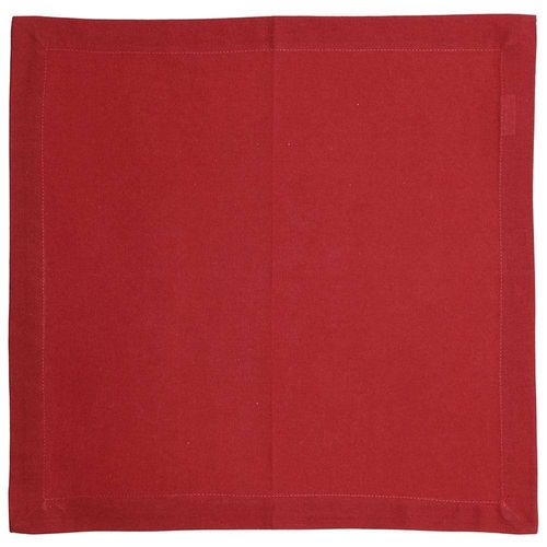 Conjunto de Guardanapos Wolff Mesa em Algodão Vermelho - 2 Peças