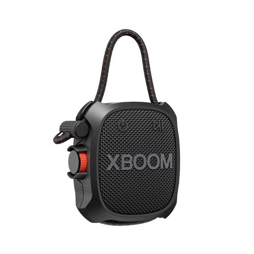 Caixa de Som Bluetooth LG XBOOM GO XG2T Portátil, com Resistência Militar, Proteção IP67 à prova d`água, 10 horas de Bateria e Cordão Ajustável - 5W