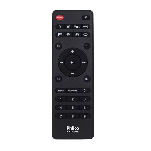 Caixa de Som Amplificada Philco PCX6701 com Bluetooth, Iluminação LED e Controle Remoto - 650W