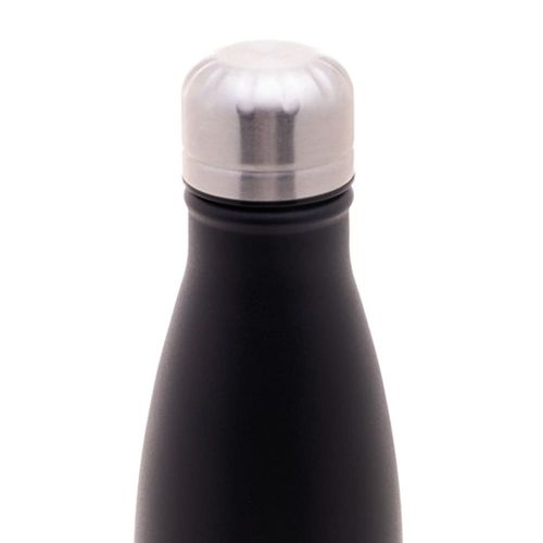 Garrafa Térmica Wolff Ice em Aço Inox com Parede Dupla Preta - 500ml