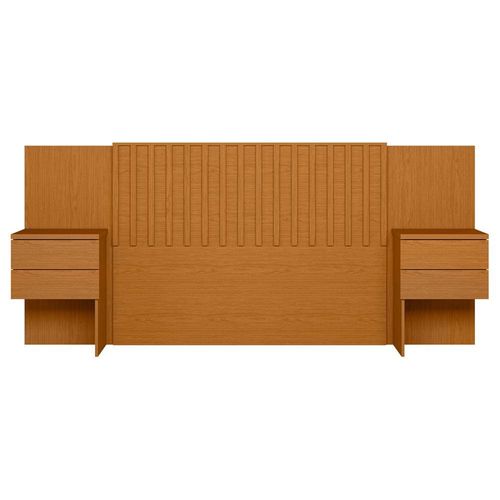 Cabeceira para Cama de Casal e Queen Size Palumóveis Olinda Extensível - 300cm de Largura Cinamomo
