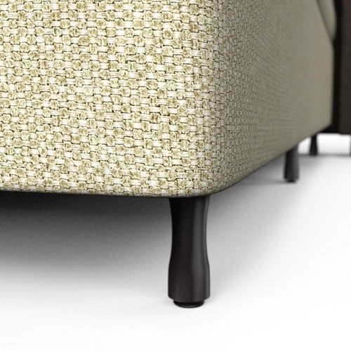 Base Box de Solteiro Probel Arezzo Revestido em Tecido Jacquard 30x188x88cm – Bege