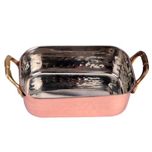 Mini Bowl Martelado Fracalanza em Aço Inox Cobre - 480 ml