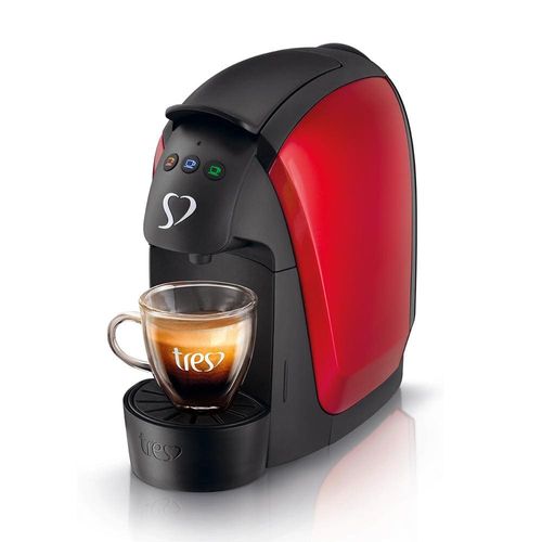 Cafeteira Espresso TRES 3 Corações Luna Automática Vermelha - 600ml 110V