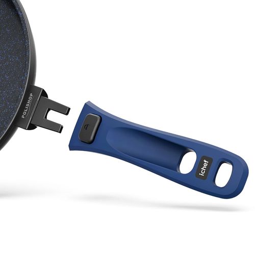 Panela Polishop Ichef Ultra Sauce Shark Series Azul 16cm