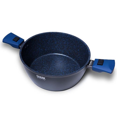 Panela Polishop Ichef Ultra Family Size Shark Series Azul 24cm