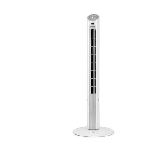 Ventilador de Torre 90cm Spirit Easy 40W de Potência e 3 Velocidades - Branco/Prata 220V