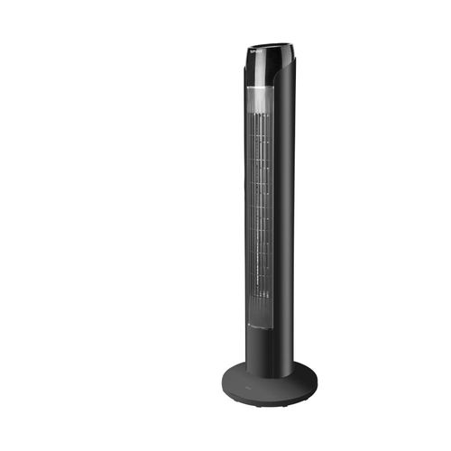 Ventilador de Torre 90cm Spirit SKY com 3 Velocidades, Controle Remoto e Timer de até 7h30 – Preto 220V