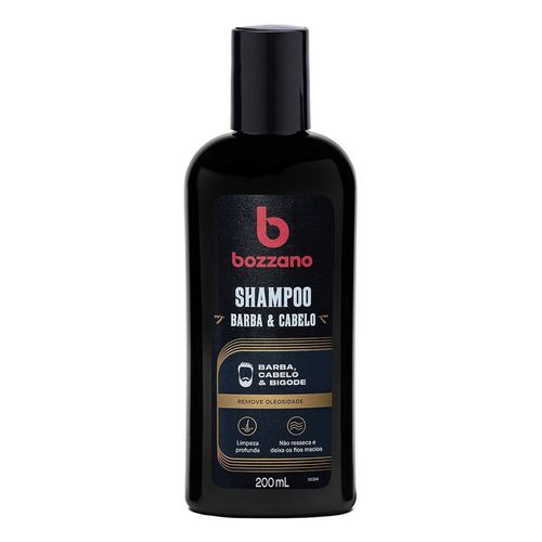Shampoo Bozzano Cabelo, Barba e Bigode 200ml