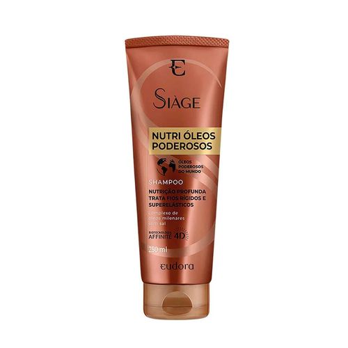 Shampoo Siage 4D Nutri Óleos Poderosos 250ml