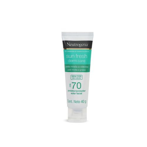 Protetor Solar Facial Neutrogena FPS70 Sun Fresh Derm Care Sem Cor 40g