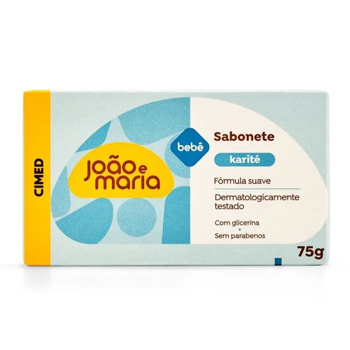 Sabonete em Barra Karité João e Maria Bebê Cimed 75g