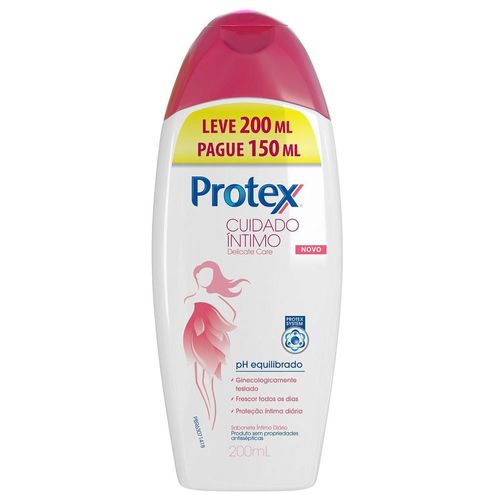 Sabonete Íntimo Protex Delicate Care Leve200ml Pague150ml