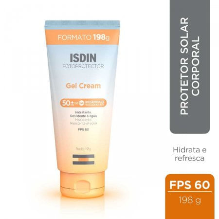 Protetor Solar Corporal ISDIN Gel Cream FPS 50+
