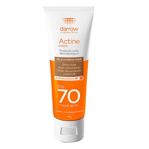 Protetor Solar Actine Pele Morena Mais FPS70 40g