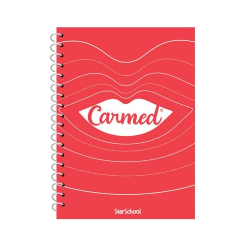 Caderno Carmed Capa Dura 1 Matéria 80 Folhas Sortido