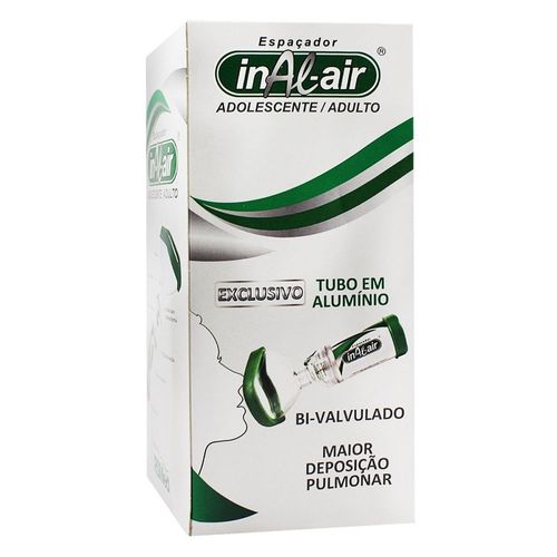 Espaçador Inal-Air Adulto Tubo Em Alumínio