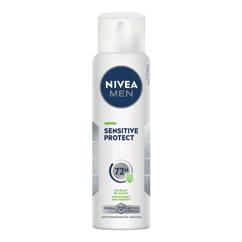 NIVEA MEN Desodorante Antitranspirante Aerossol Sensitive Protect 150ml