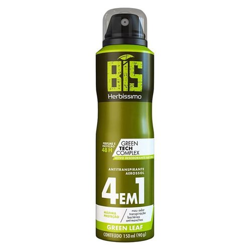 Desodorante Herbissimo Aerossol Green Leaf 150ml