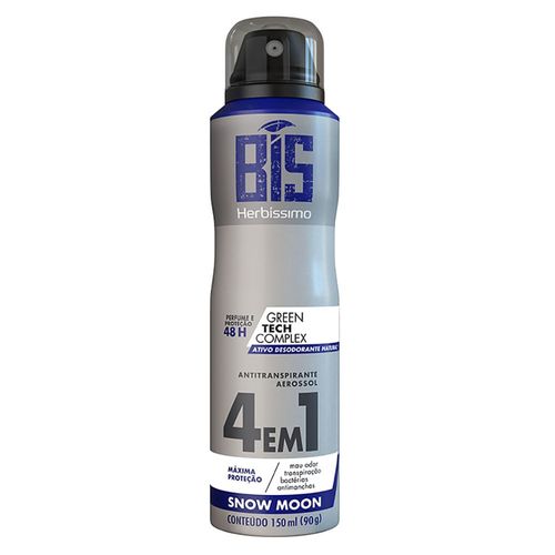Desodorante Herbissimo Aerossol Snow Moon 150ml