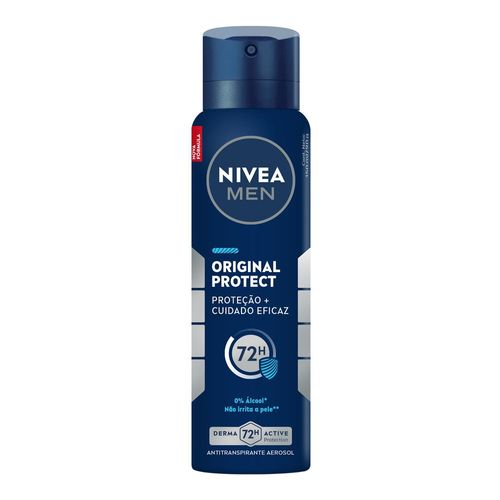 NIVEA MEN Desodorante Antitranspirante Aerossol Original Protect 150ml
