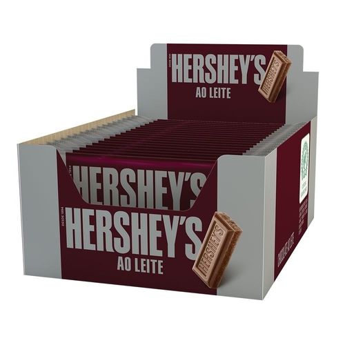Kit 18 Chocolate Hersheys Ao Leite 82g Cada