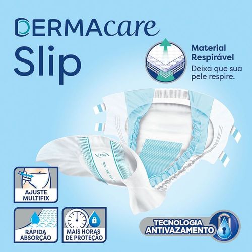 Fralda Geriátrica Tena Dermacare Slip G 16 Unidades