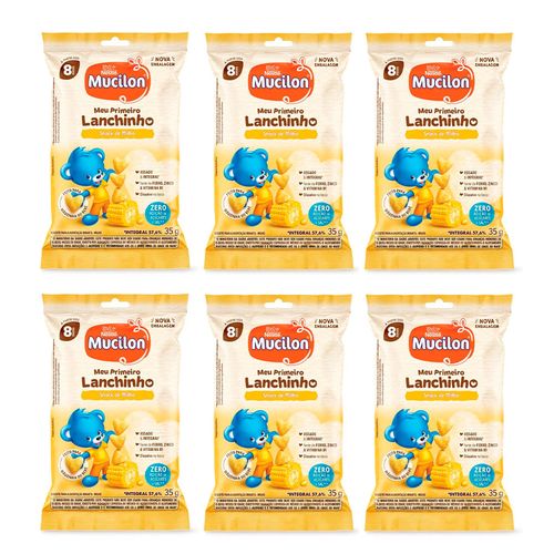 Kit 6 Snack Mucilon Tradicional 35g cada