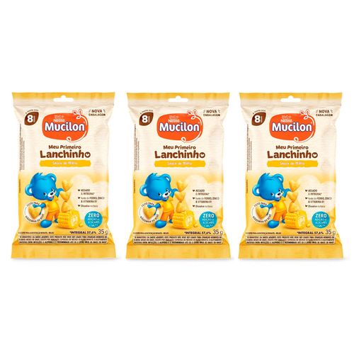 Kit 3 Snack Mucilon Tradicional 35g cada
