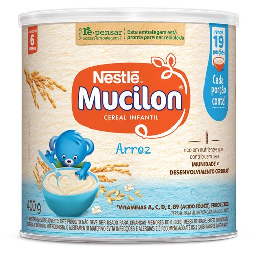 Cereal Infantil Mucilon Arroz 400g