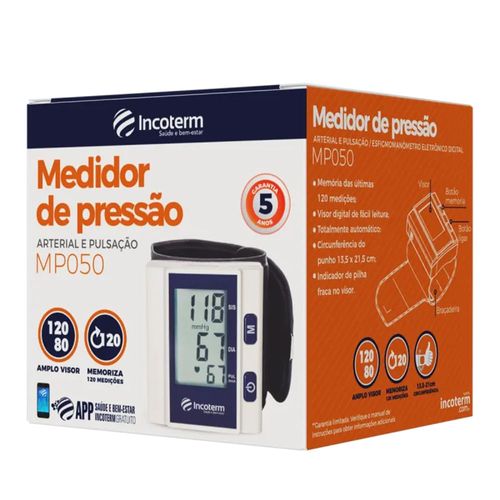 Aparelho de Pressão Digital Biopress Punho MP050