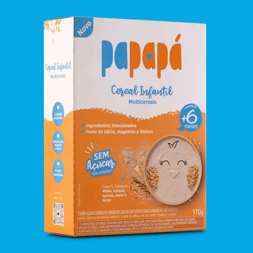 Cereal Infantil Papapá Multicereais 170g