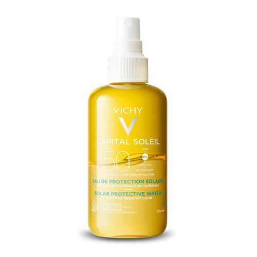 Água Solar Protetora Hidratante Corporal Vichy Capital Soleil 200ml FPS50