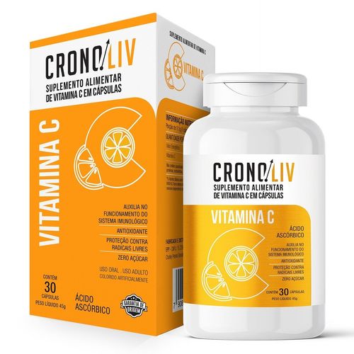 Cronoliv Vitamina C 500mg 30 Cápsulas