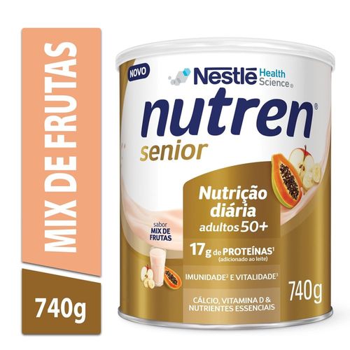 Complemento Alimentar Nutren Senior Mix de Frutas 740g