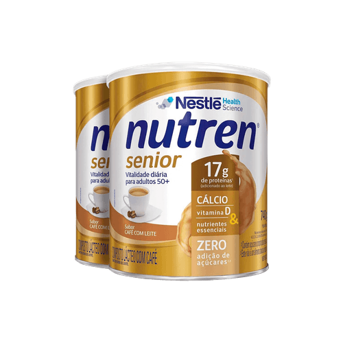 Kit 2x740g Nutren Senior Café com Leite