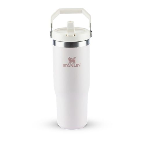 Garrafa Térmica Stanley Flip Straw Tumbler Rosê 887ml