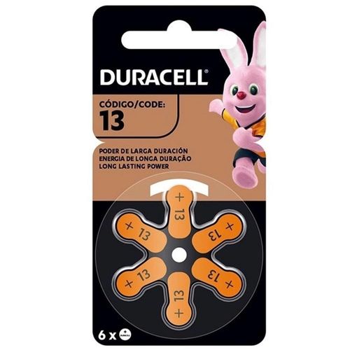 Pilha Auditiva Duracell N13 6 Unidades