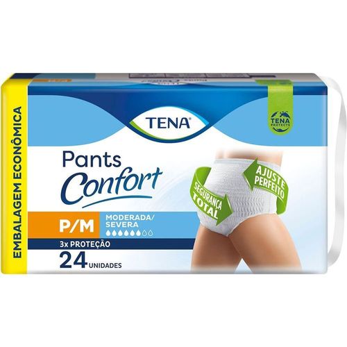 Roupa Íntima Tena Pants Confort P/M 24 Unidades