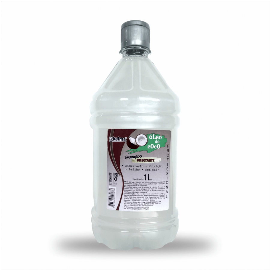Shampoo Kelma Óleo de Coco com 1 litro