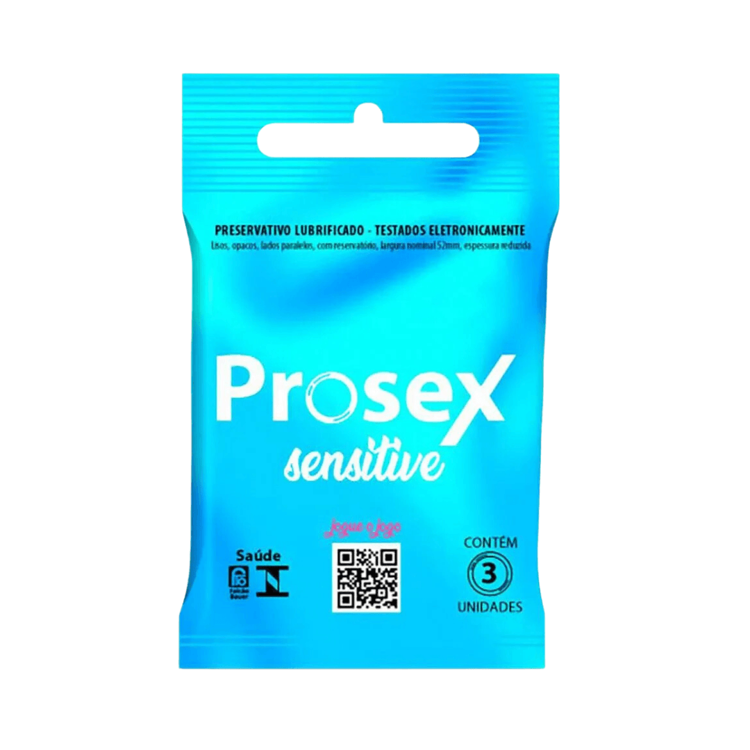Encontraproduto.com.br - Camisinha Prosex Sensitive Premium 3 unidades