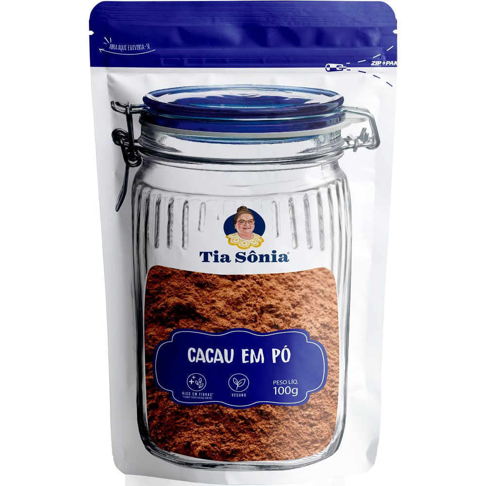 Cacau Em Pó Tia Sônia 100g