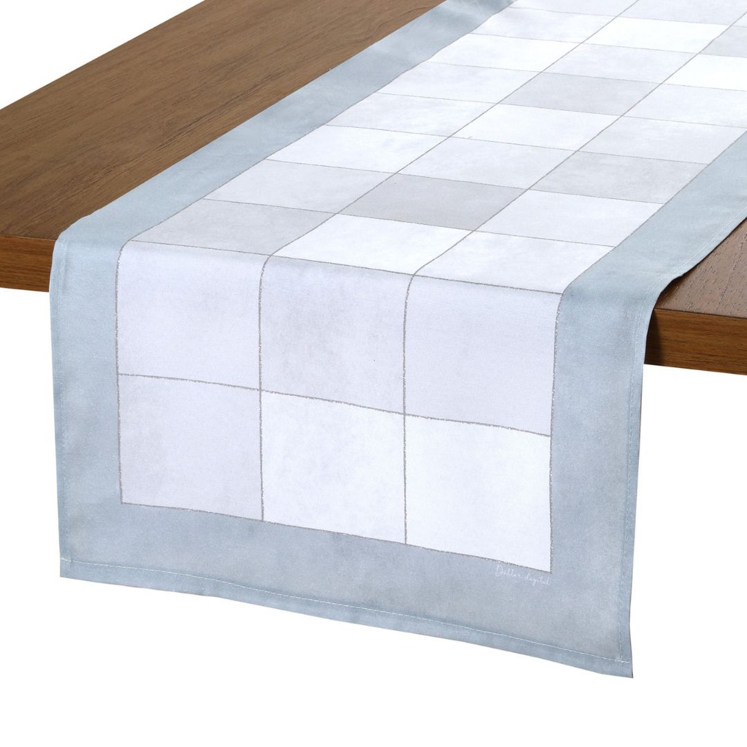 Trilho de Mesa Döhler Clean Celeste 37x100cm