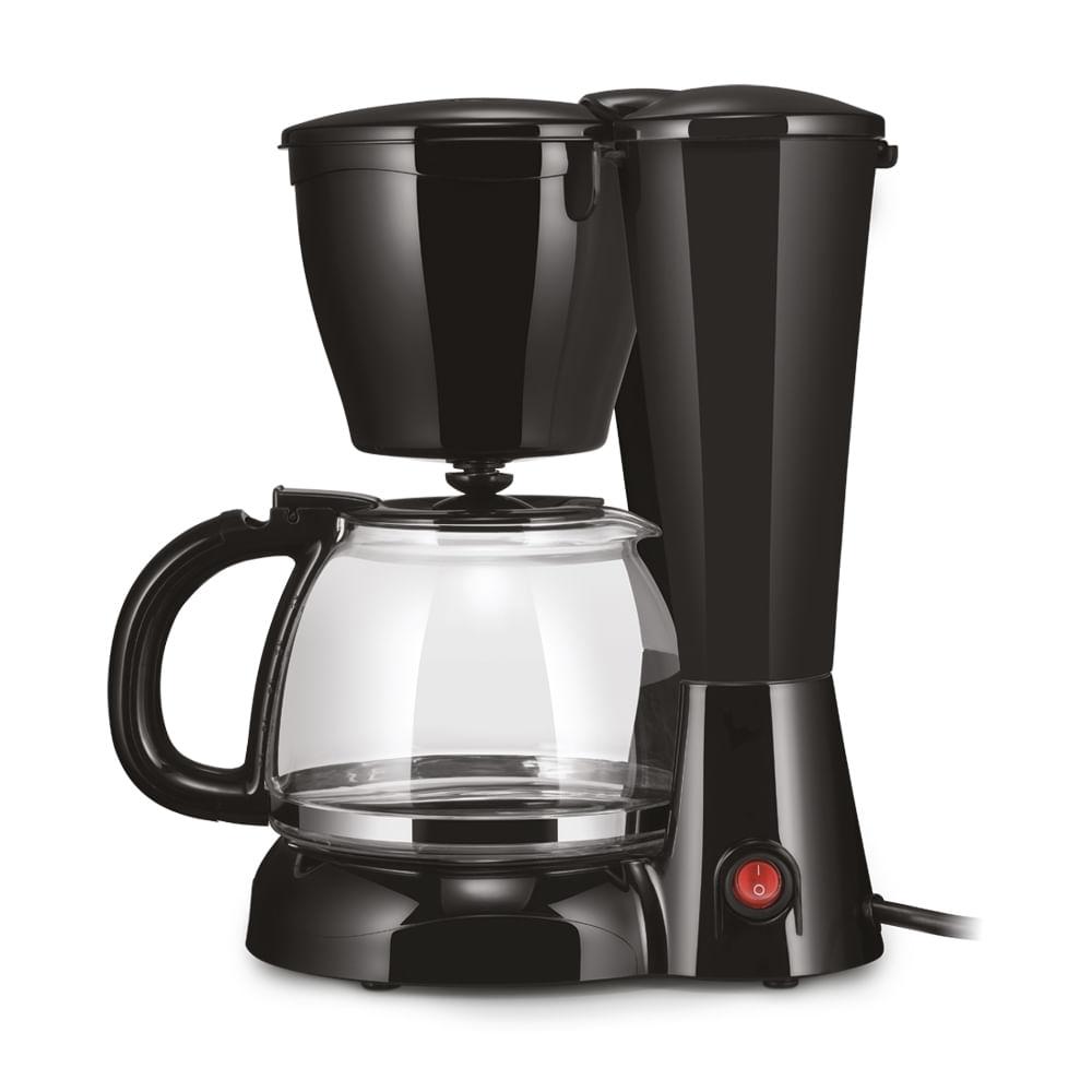 Encontraproduto.com.br - Cafeteira Elétrica 15 Xícaras Jarra de Vidro c/ Filtro Permanente e Colher Dosadora 220v-200w Preta Multilaser - BE02OUT [Reembalado]